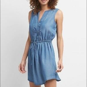 Gap TENCEL floral tie dress